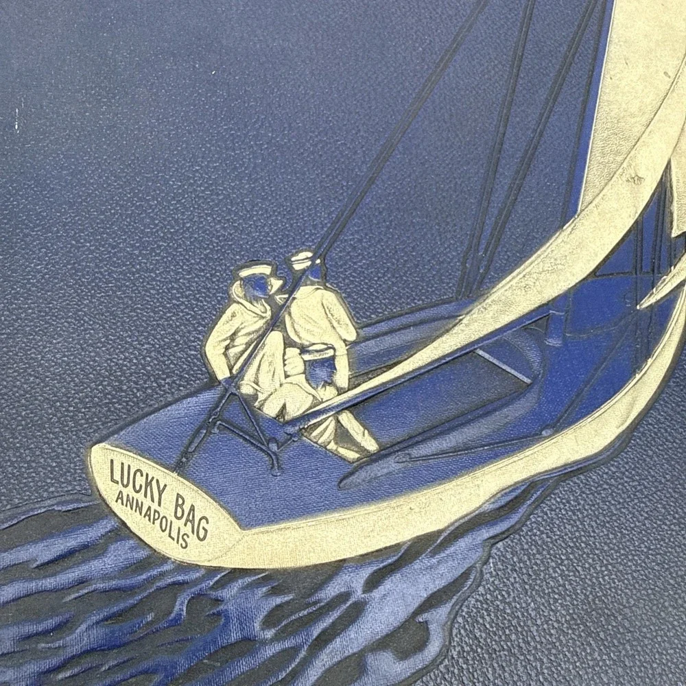 Vintage 1941 United States Naval Academy Lucky Bag Yearbook